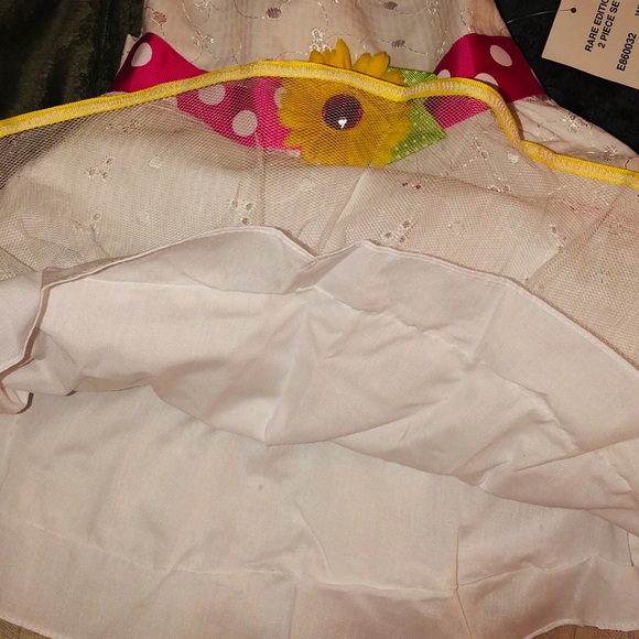 NEW RARE EDITIONS 2 Piece Flower Dress-Sz 18 mths - Picture 4 of 6